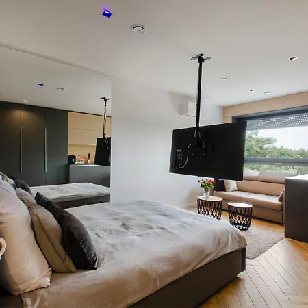 Apartament Lupoapartments Z Klimatyzacją Do Wyboru Z Jacuzzi Pole Dance Parking Dostęp Na Kod Łódź