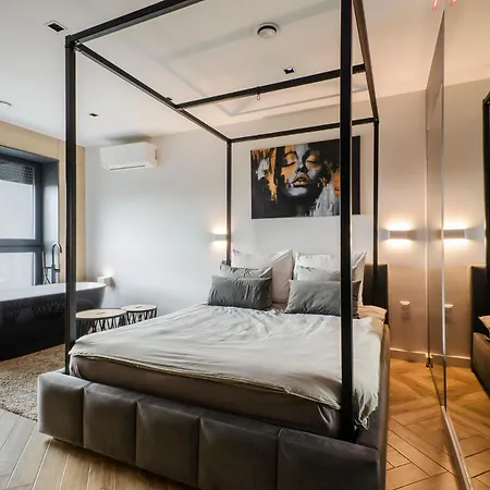 Lupoapartments Z Klimatyzacja Do Wyboru Z Jacuzzi Pole Dance Parking Dostep Na Kod Lodž
