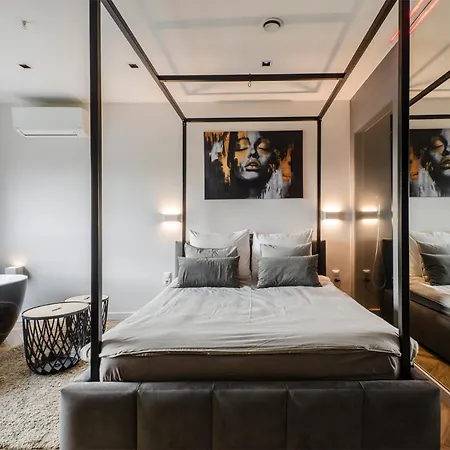 Lupoapartments Z Klimatyzacja Do Wyboru Z Jacuzzi Pole Dance Parking Dostep Na Kod Lodž