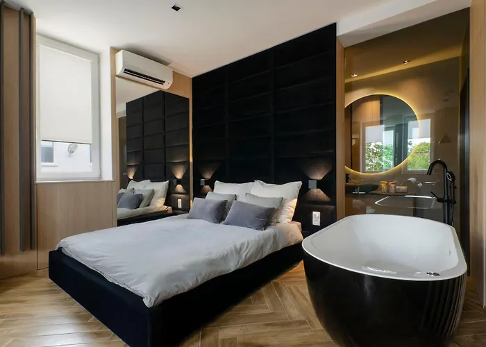 Apartament Lupoapartments Z Klimatyzacją Do Wyboru Z Jacuzzi Pole Dance Parking Dostęp Na Kod